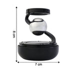 ALVENZA Solar-Powered Car Air Freshener – Rotating Galaxy Orb Design