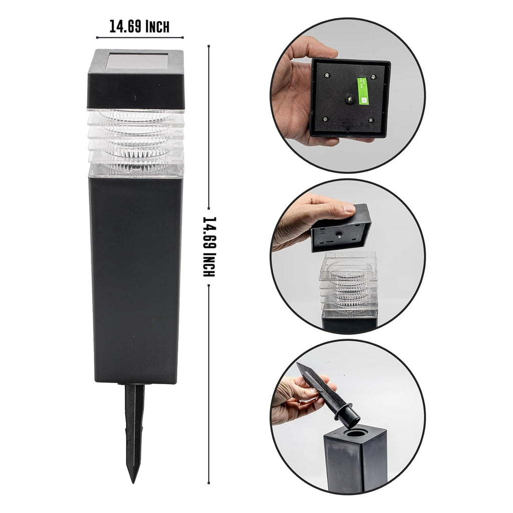Garden Solar Light Waterproof Outdoor LED Lamp for Pathways - Detail View 6