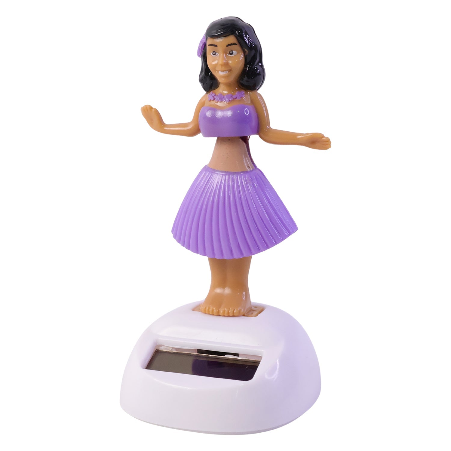 ALVENZA Solar Powered Dancing Hula Doll Bobble Toy for Car Dashboard Decor (1 Pc)