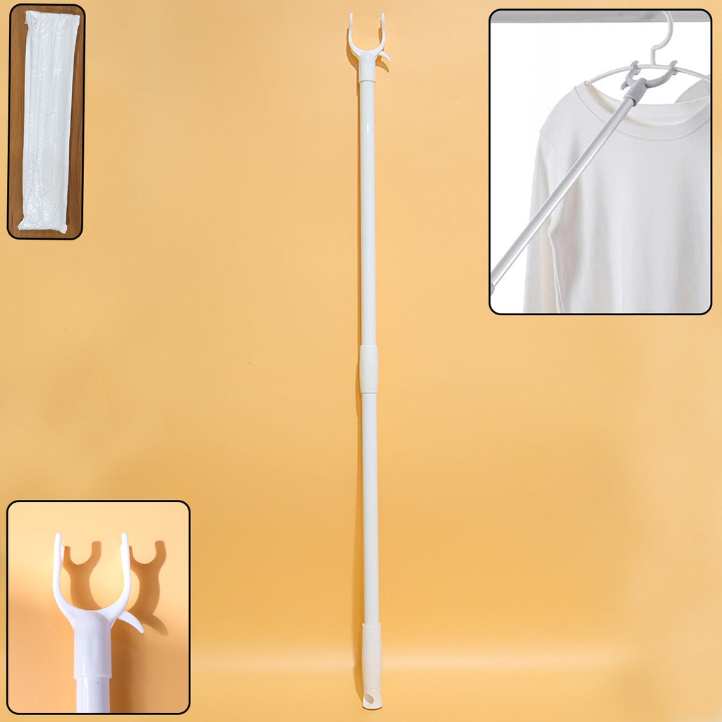 Long Reach Clothes Hook Rod 86 cm for Easy Access