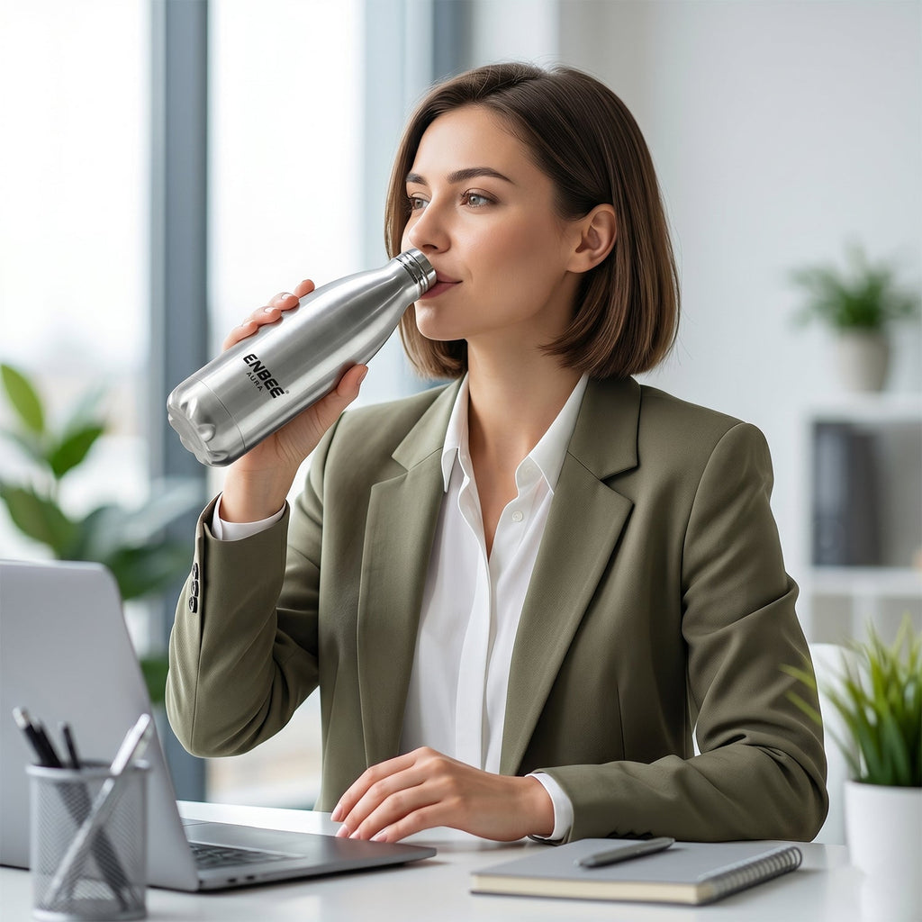 ALVENZA Insulated Water Bottle – Keep Drinks Hot & Cold for Hours