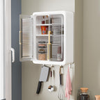 ALVENZA Wall-Mounted Kitchen Storage Cabinet – Spacious with Sliding Doors