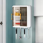 ALVENZA Wall-Mounted Kitchen Storage Cabinet – Spacious with Sliding Doors