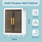 ALVENZA Wall-Mounted Kitchen Storage Cabinet – Spacious with Sliding Doors