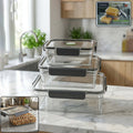 ALVENZA Plastic Airtight Food Storage Container Set – Keep Food Fresh and Organized