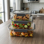 ALVENZA Plastic Airtight Food Storage Container Set – Keep Food Fresh and Organized