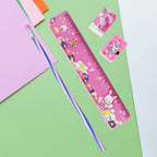 Kids Stationery Set Fun Pink Design for School & Gifting - Detail View 7