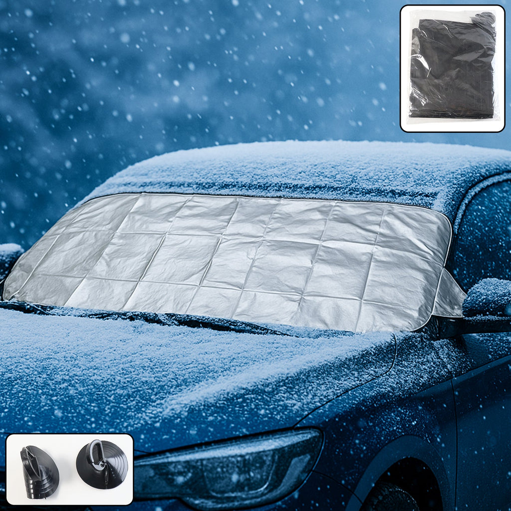ALVENZA Car Windshield Protection Cover – Universal Snow & Sun Guard