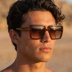 Oversized Square Sunglasses Trendy Unisex Fashion Eyewear