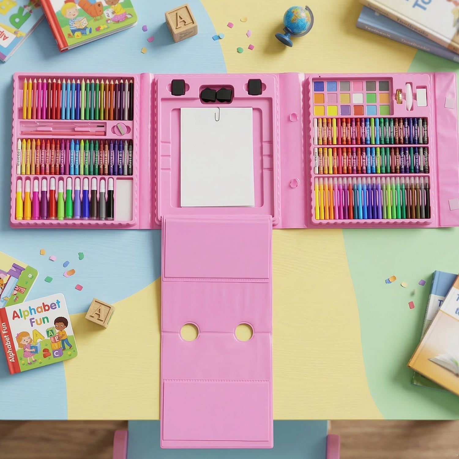 ALVENZA Art & Craft Drawing Kit for Kids – Complete Creative Set for Beginners