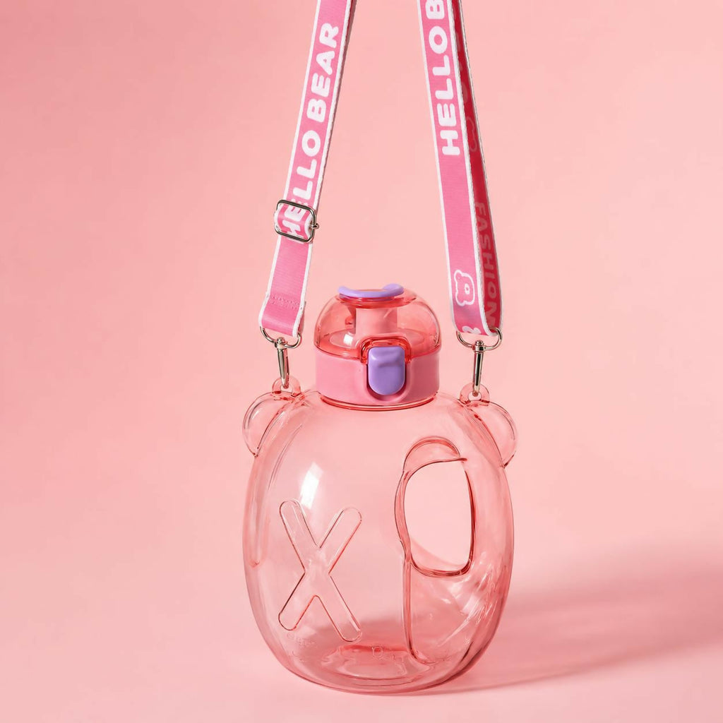 ALVENZA Kids Bear-Shaped Water Bottle – Fun, Leak-Resistant & Portable