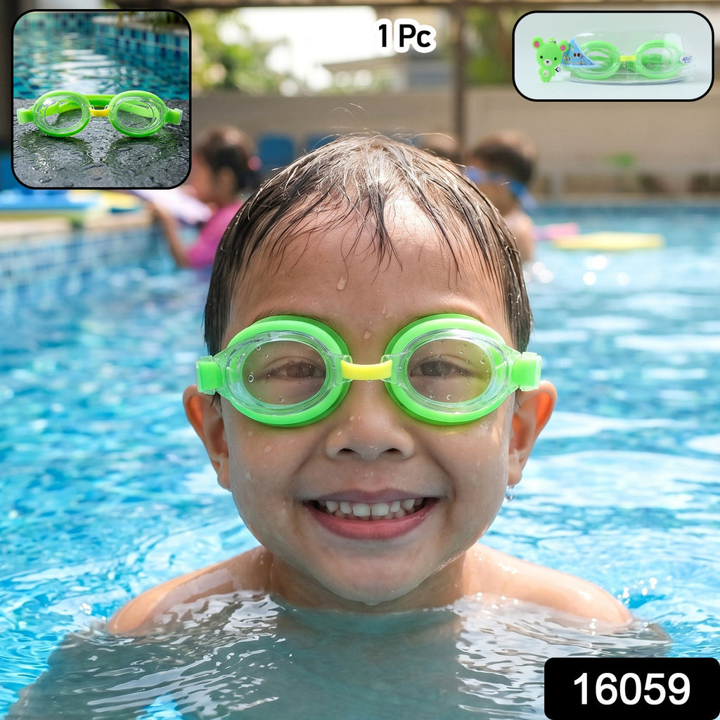 Swimming Goggles Anti-Fog, Leakproof with Protective Case for Adults & Kids - Side View