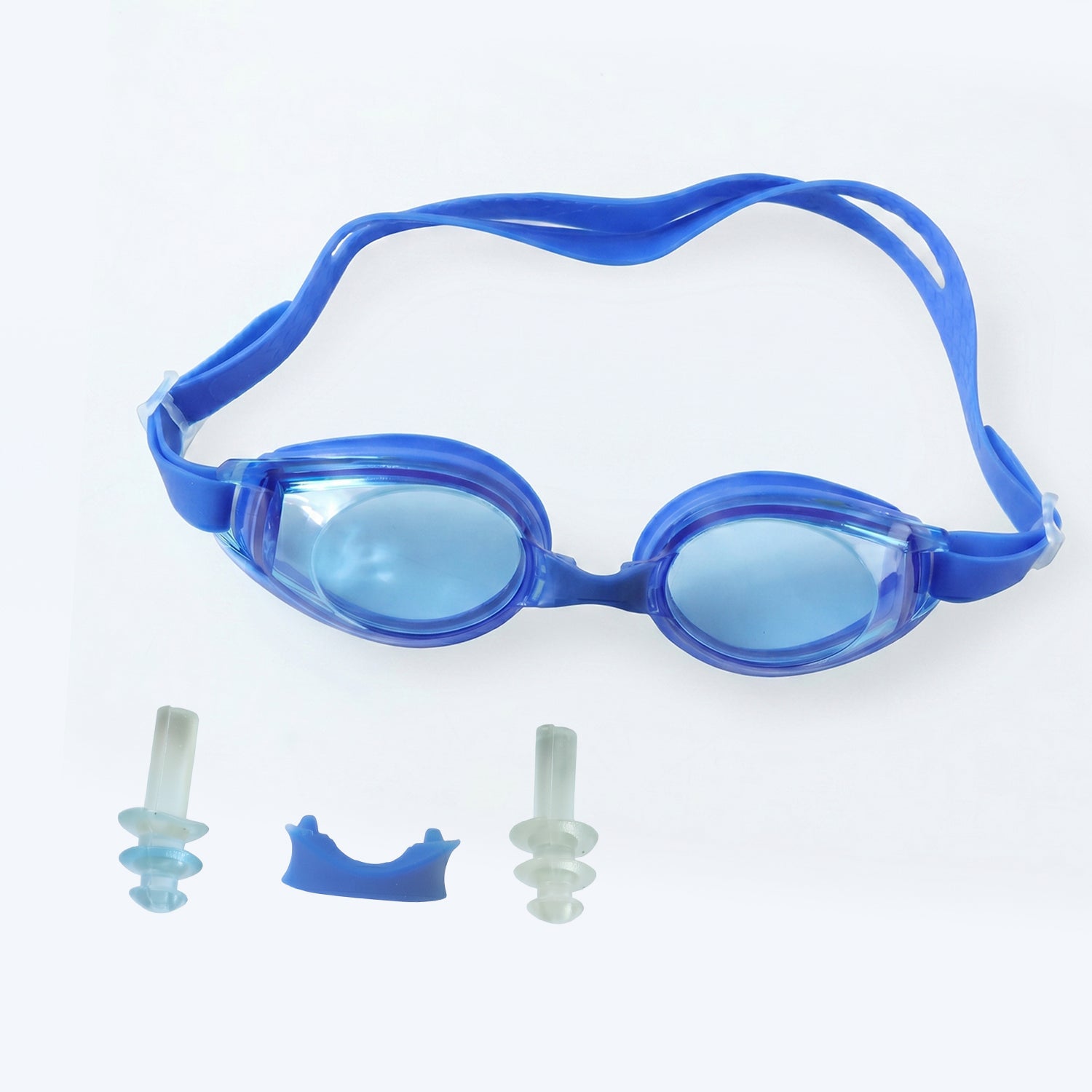 Kids Premium Swimming Goggles Crystal Clear Lens & Secure Fit - Back View