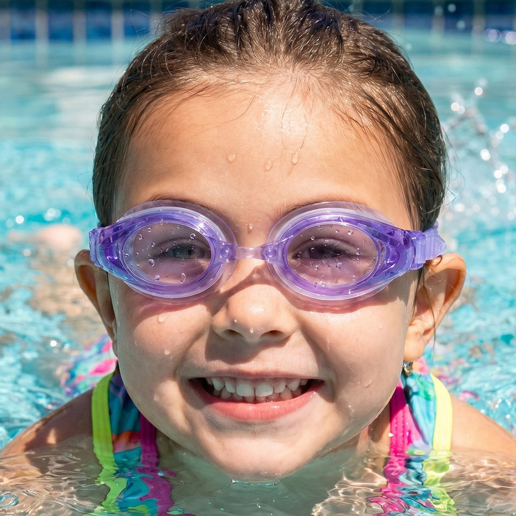Kids Lightweight Swimming Goggles Leakproof & Comfortable Fit - Detail View 7