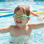 Kids Dual Color Swimming Goggles Comfortable Fit & Clear Vision - Detail View 7
