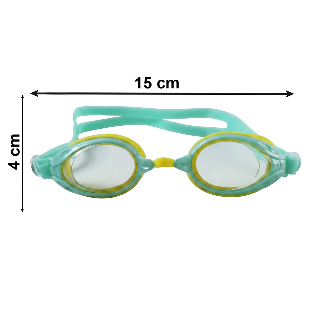 Kids Dual Color Swimming Goggles Comfortable Fit & Clear Vision - Detail View 6