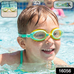 Kids Dual Color Swimming Goggles Comfortable Fit & Clear Vision - Side View