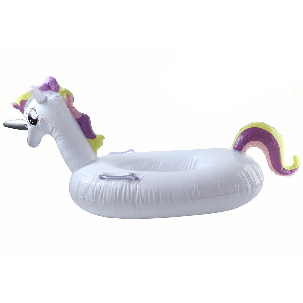 ALVENZA Kids Inflatable Unicorn Swim Ring – Durable Pool Float with Handles