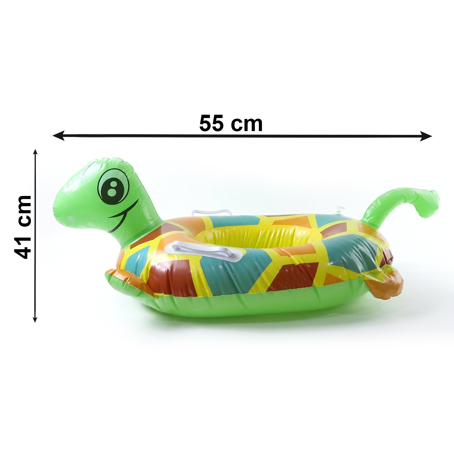 ALVENZA Kids Inflatable Turtle Swim Ring – Safe & Durable Pool Float