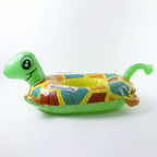 ALVENZA Kids Inflatable Turtle Swim Ring – Safe & Durable Pool Float