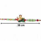 ALVENZA Ganesha Rakhi – Elegant Traditional Sister Gift for Raksha Bandhan