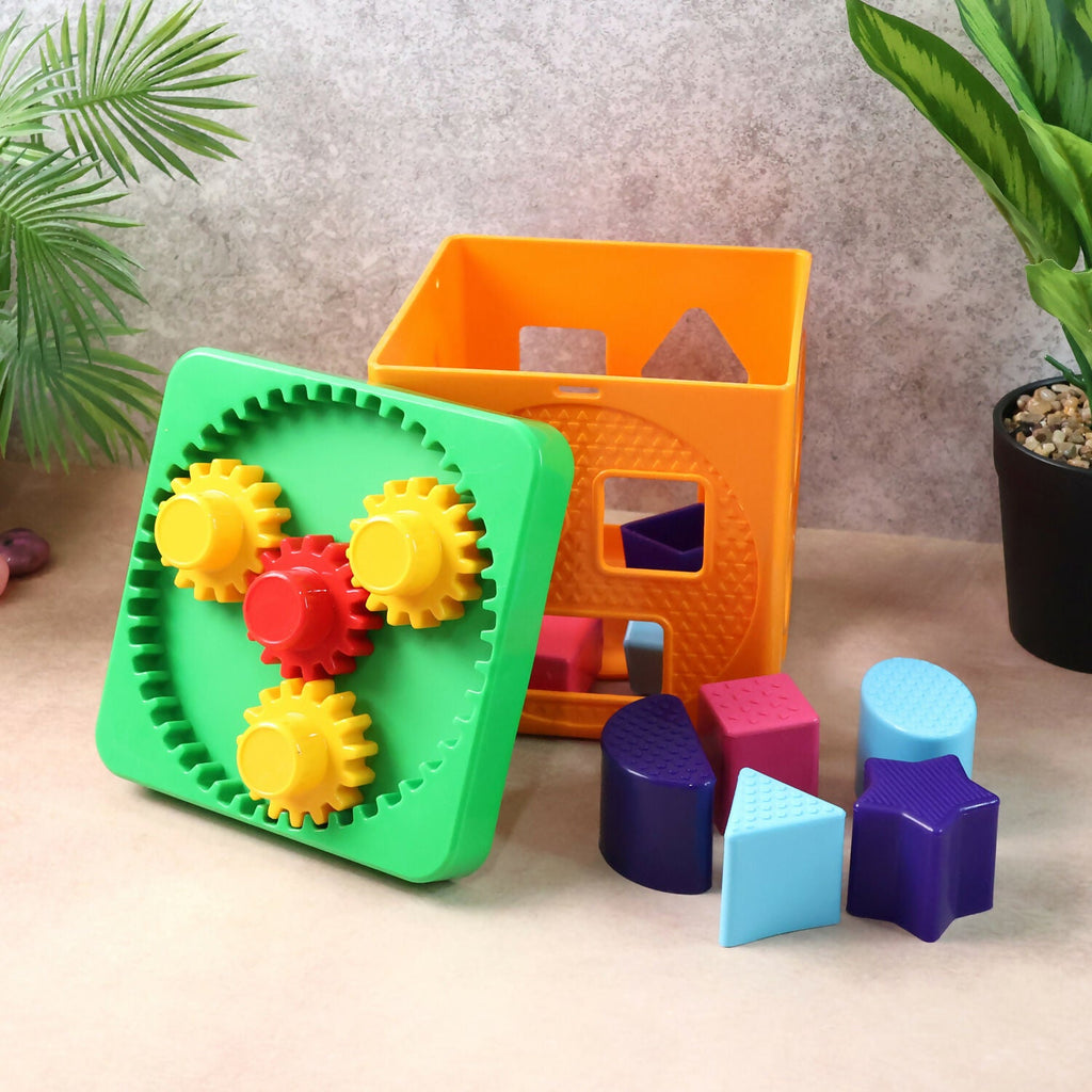 ALVENZA Shape Sorter Toy for Toddlers – Spin, Match & Learn Activity