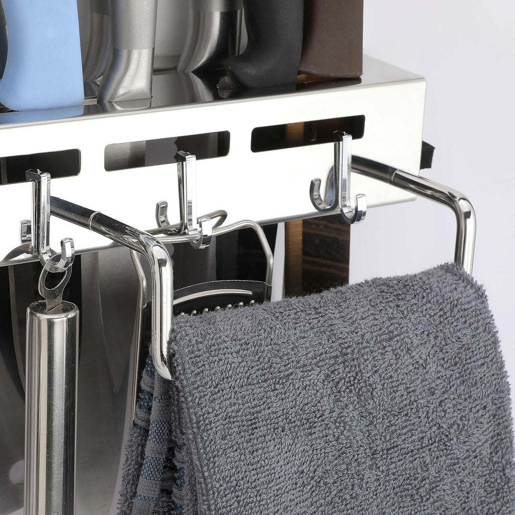 ALVENZA Wall Mounted Knife Holder Rack – Space-Saving Kitchen Organizer
