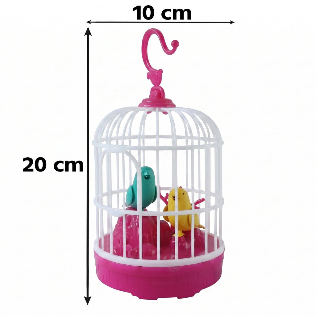 ALVENZA Kids Talking Bird Cage Toy – Interactive Sound & Repeats Fun
