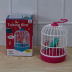ALVENZA Kids Talking Bird Cage Toy – Interactive Sound & Repeats Fun