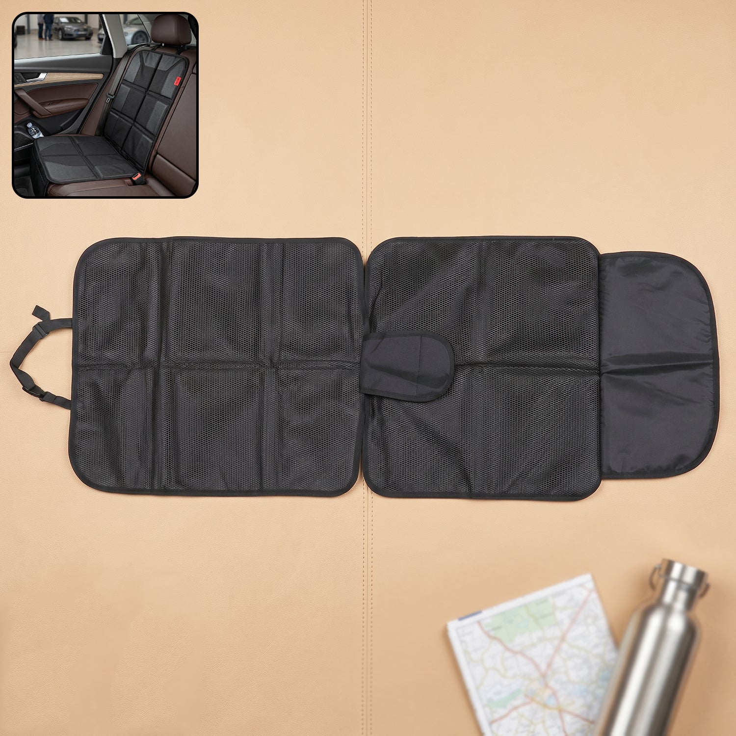 ALVENZA Car Seat Protector Mat – Waterproof Anti-Slip Universal Auto Cushion