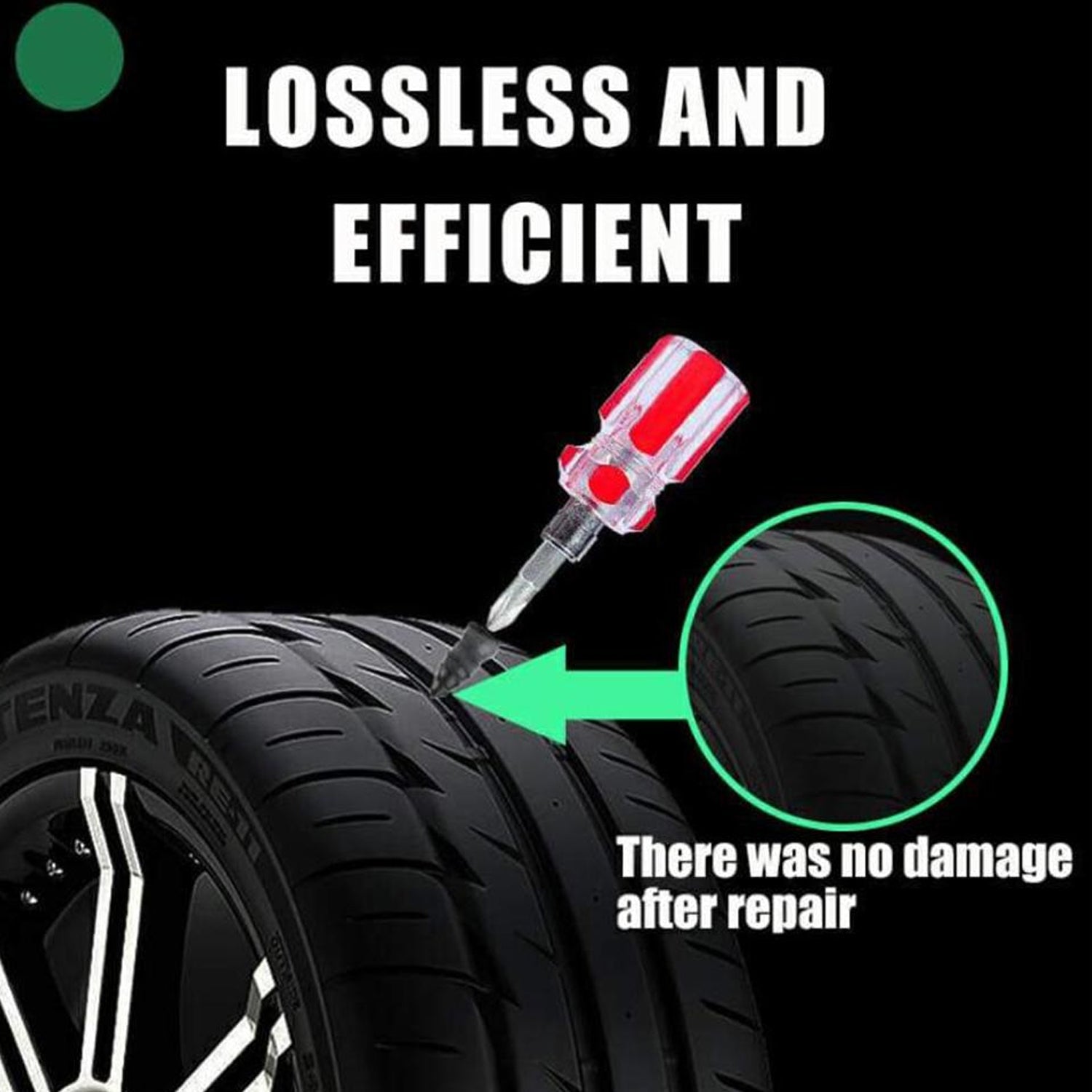 ALVENZA Premium Tubeless Tire Repair Rubber Plug – Quick Emergency Fix