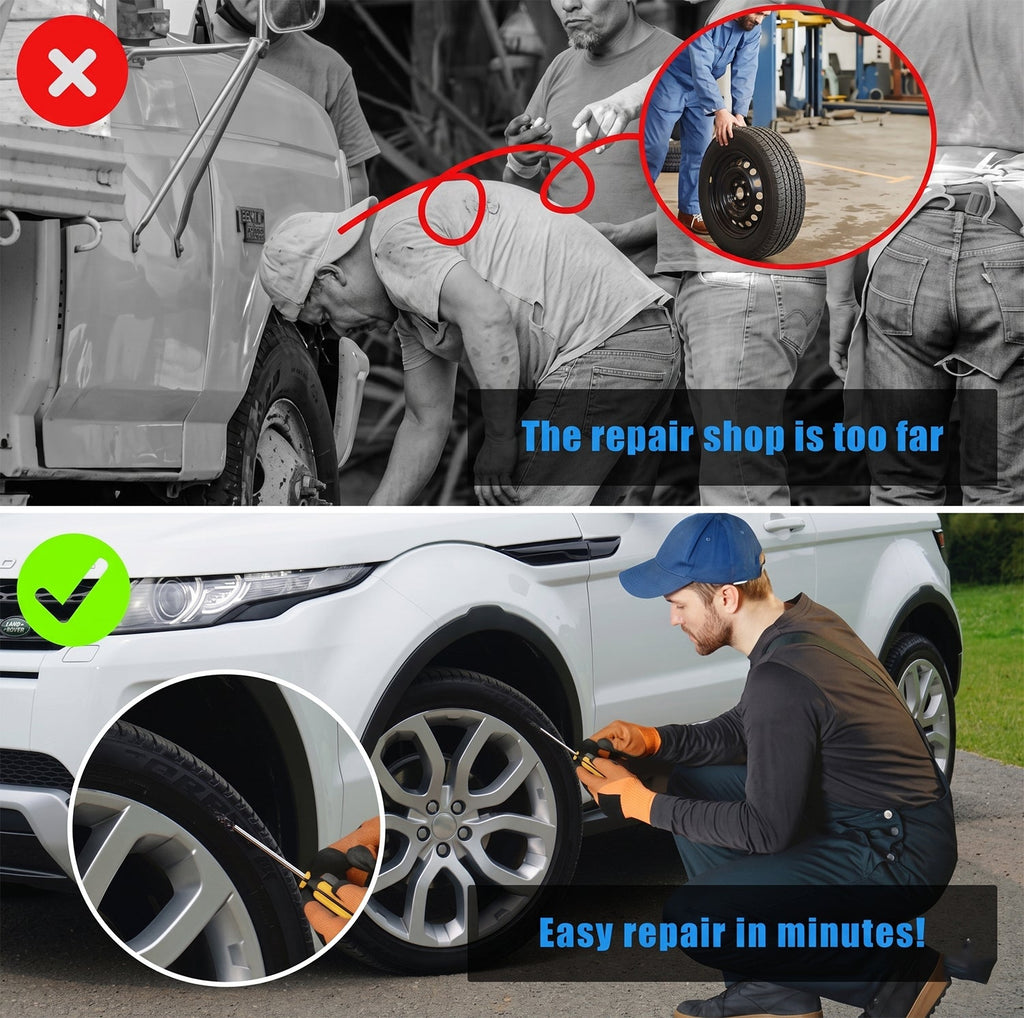 ALVENZA Tubeless Tire Repair Nails – Quick Fix for Car & Bike Punctures