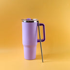 ALVENZA Insulated Tumbler Mug – Large 1200ML Capacity with Handle & Straw