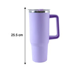 ALVENZA Insulated Tumbler Mug – Large 1200ML Capacity with Handle & Straw