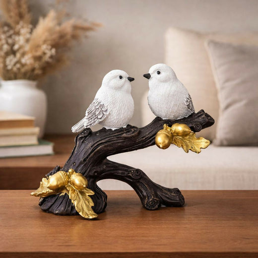 ALVENZA Bird Couple Showpiece – Elegant Decor for Home & Office