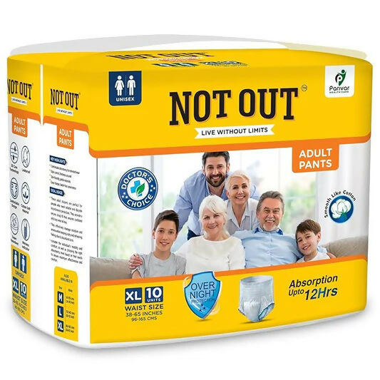 Adult Pull-Up Diaper Pants – 10-Hour Leak & Antibacterial Protection