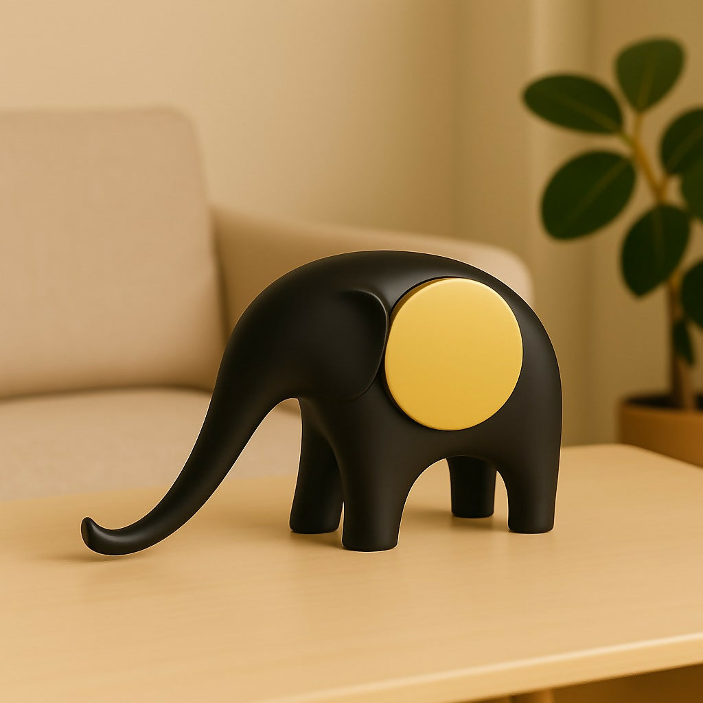 ALVENZA Modern Elephant Showpiece – Elegant Home Decor Accent