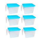 ALVENZA Airtight Kitchen Storage Containers – 1000ml Set of 6 | Velvet Wheels