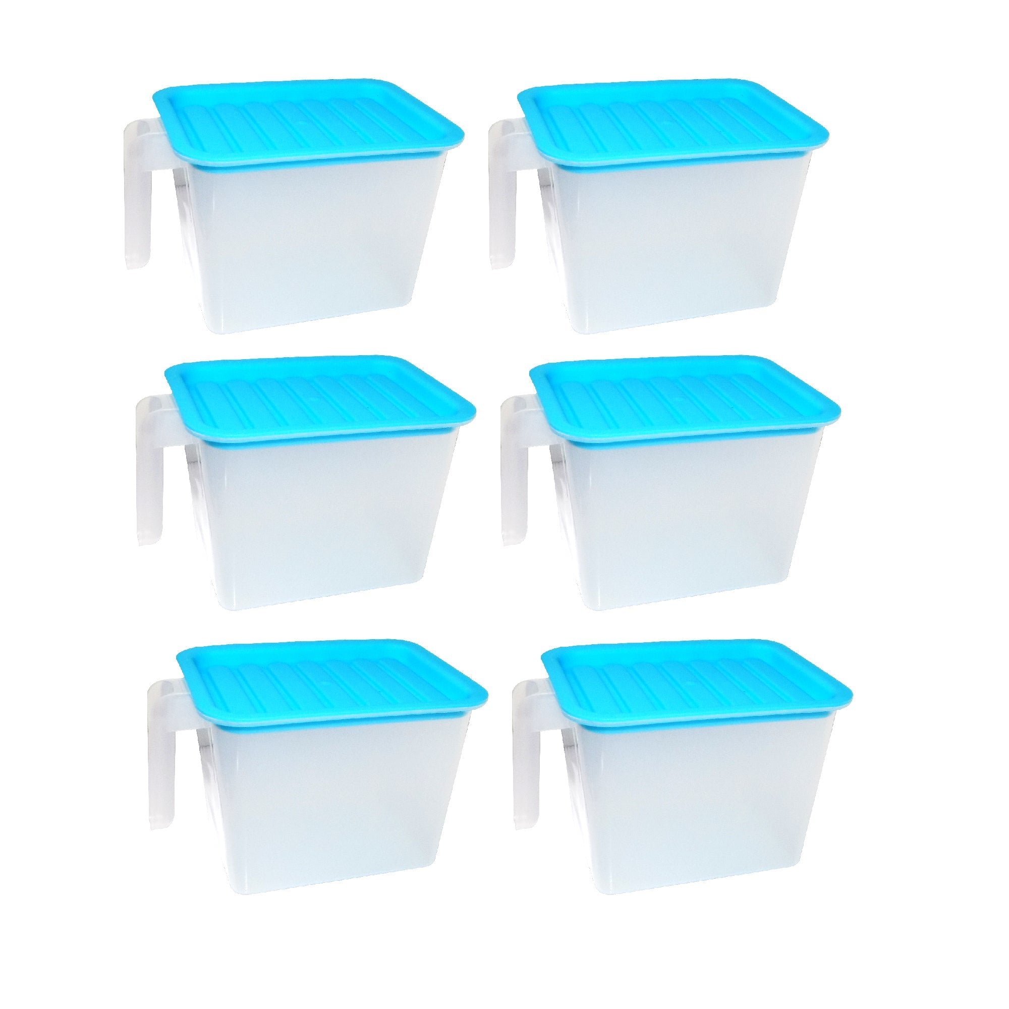 ALVENZA Airtight Kitchen Storage Containers – 1000ml Set of 6 | Velvet Wheels