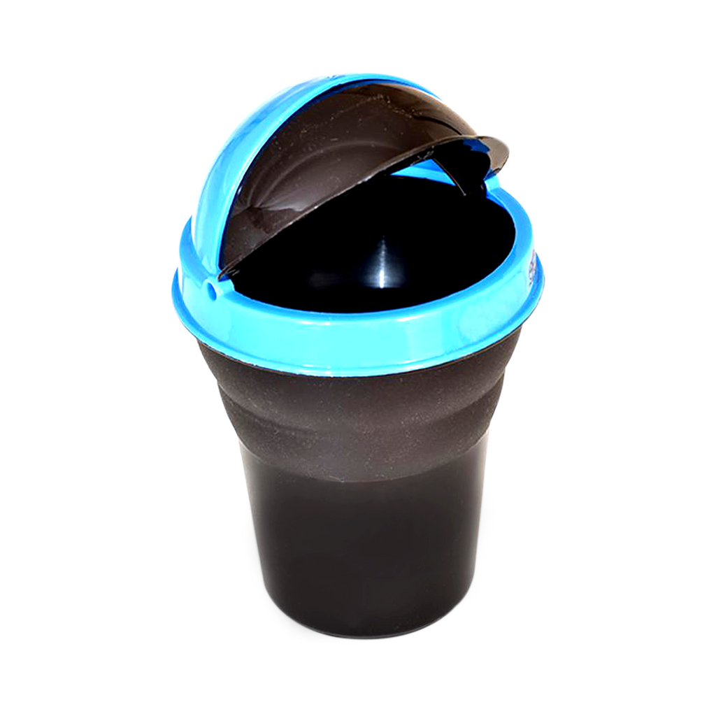 ALVENZA Car Dustbin – Mini Multicolour Travel Bin | Velvet Wheels