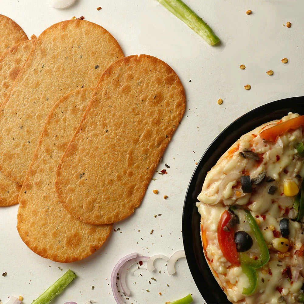 Pizza Mini Slim Bites Low-Calorie Crunchy Snack | Maniarr's - Detail View 5