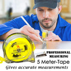 ALVENZA 5-Meter Measuring Tape – Durable & Precise | BoltForce