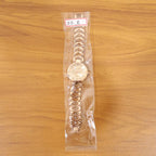 Rose Gold Analog Wrist Watch – Elegant & Minimalist for Women