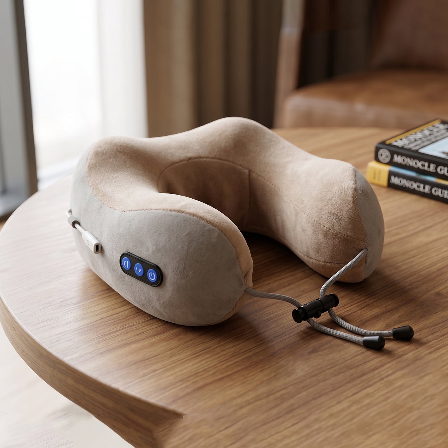 U-Shaped Electric Neck Massage Pillow – Cordless & Rechargeable