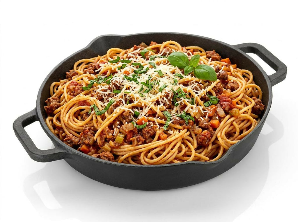 ALVENZA Cast Iron Skillet – 22cm, Gas & Induction Compatible for Versatile Cooking