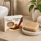 Detan Herbal Soap Natural Herbal Handmade Bath Soap Bars (90Gm Pack of 5)