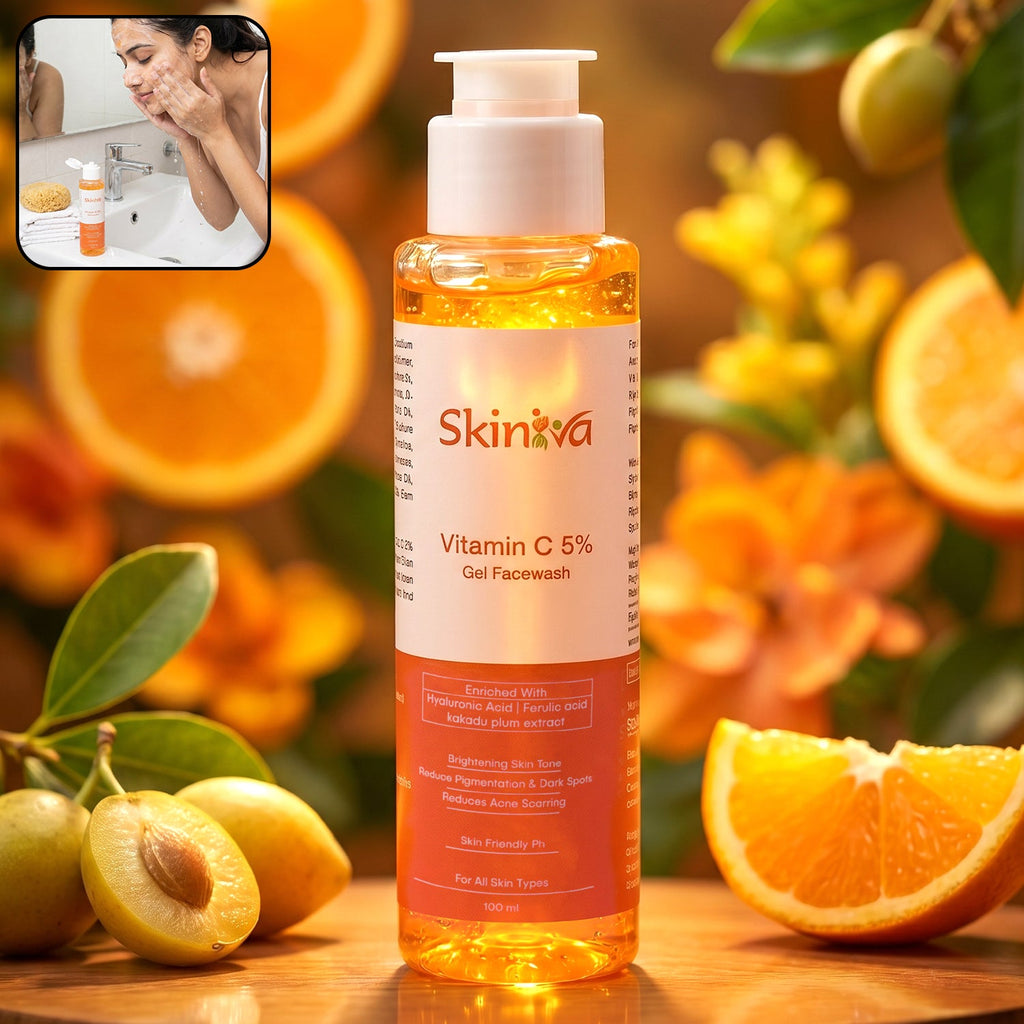 Brightening Vitamin C Face Wash Glowing Skin & Deep Cleansing