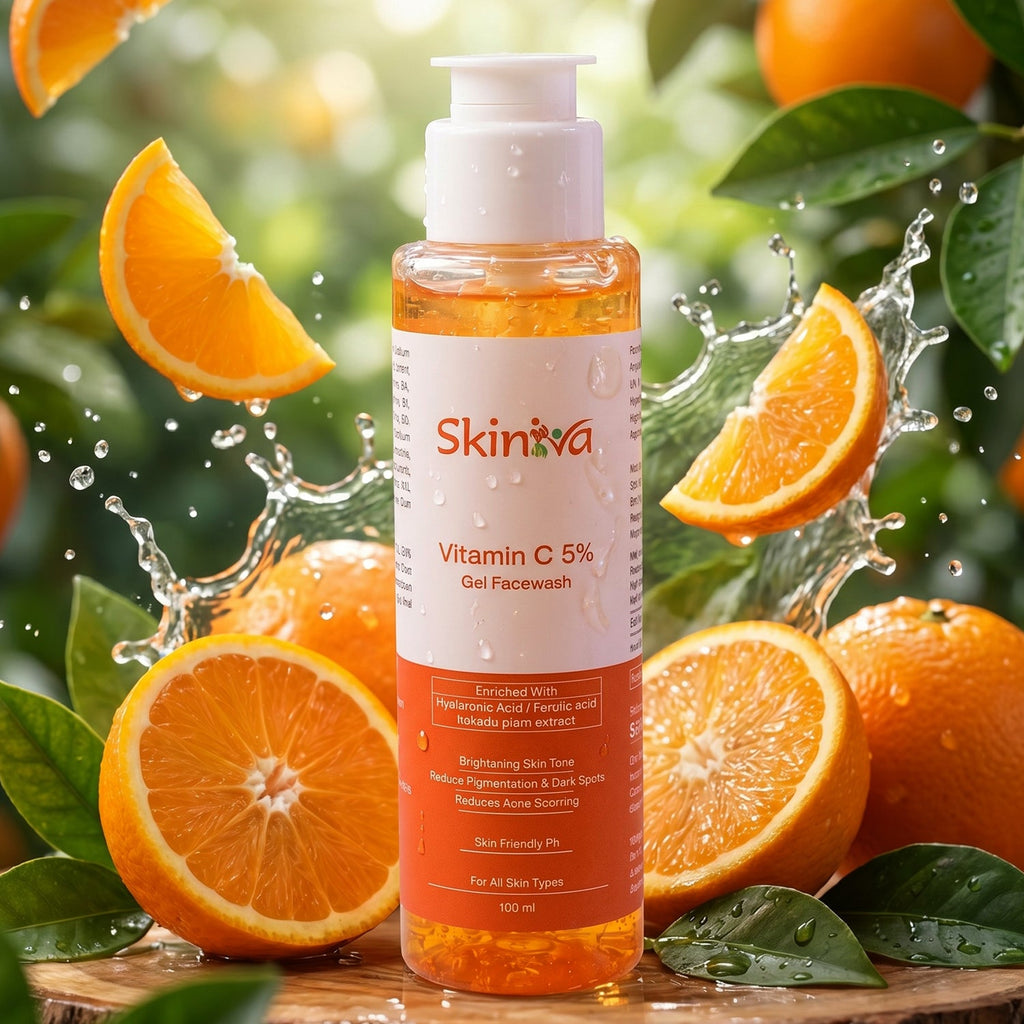 Brightening Vitamin C Face Wash Glowing Skin & Deep Cleansing - Detail View 7