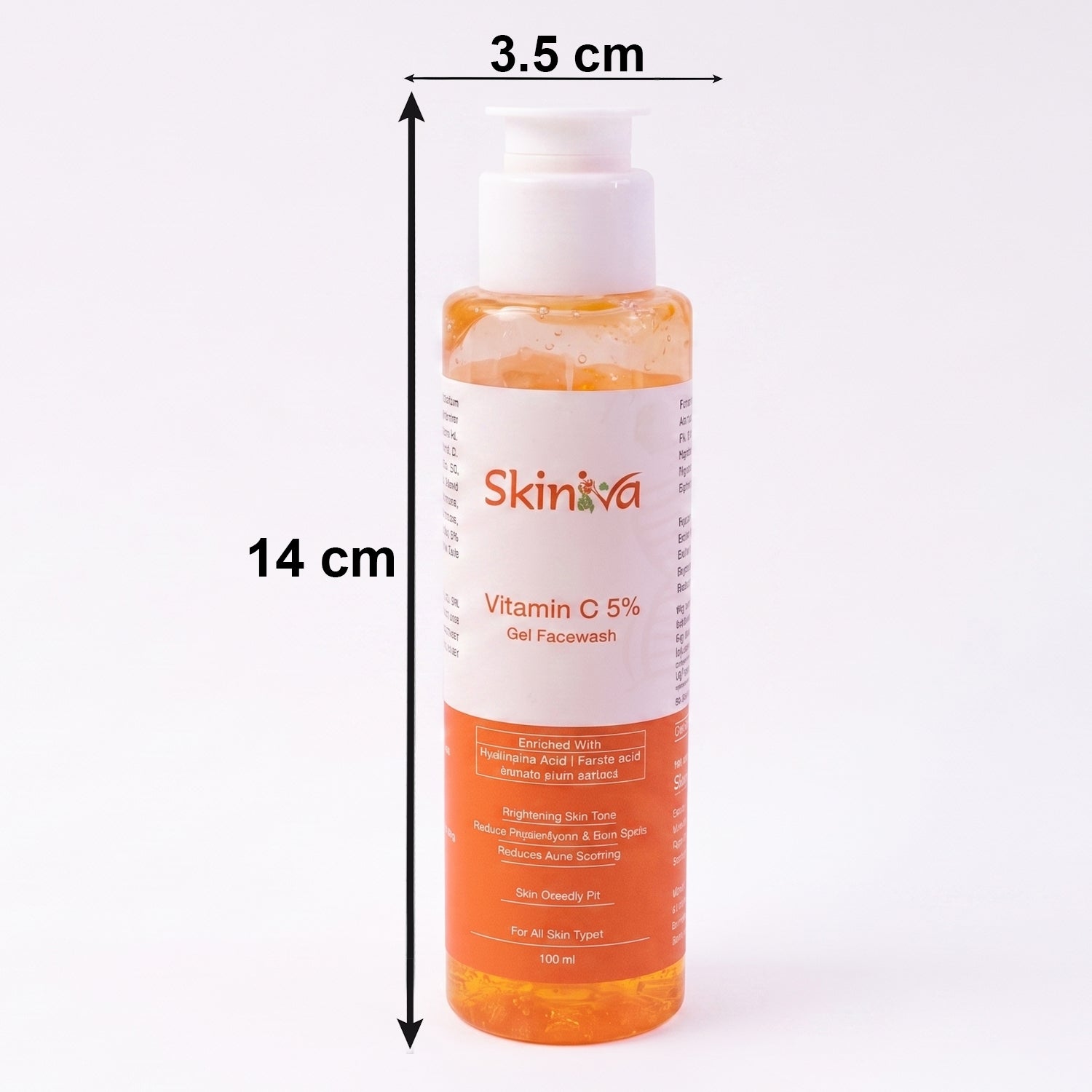 Brightening Vitamin C Face Wash Glowing Skin & Deep Cleansing - Detail View 6