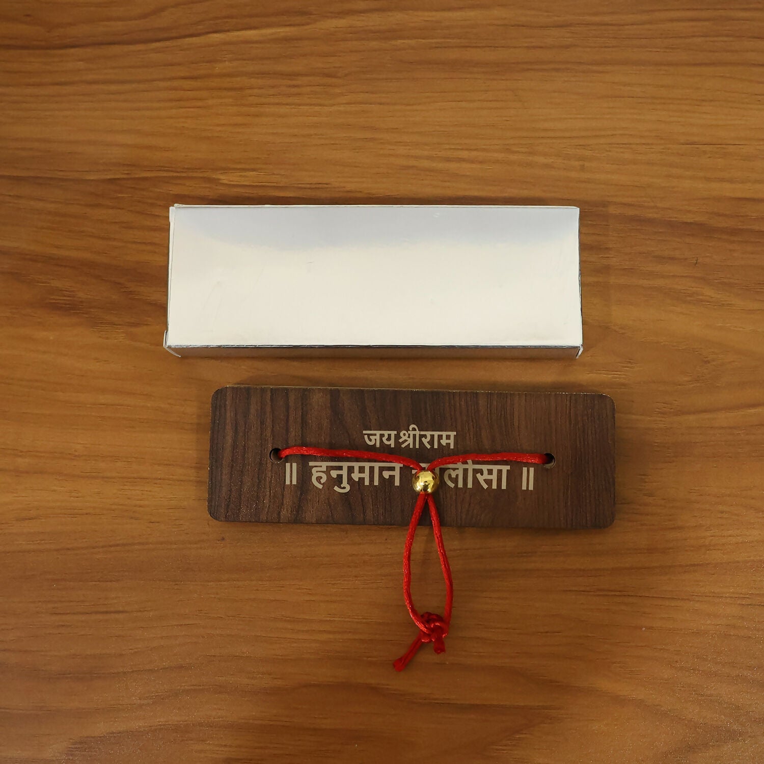 Hanuman Chalisa Flip Book – Wooden Stand for Easy Prayer